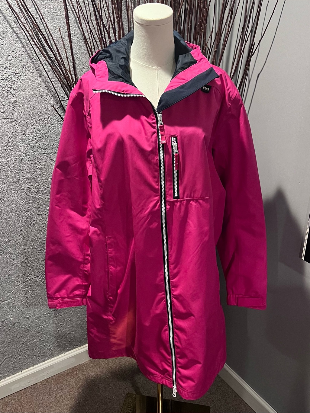 Helly Hansen Pink Long Belfast Jacket Size 2xl